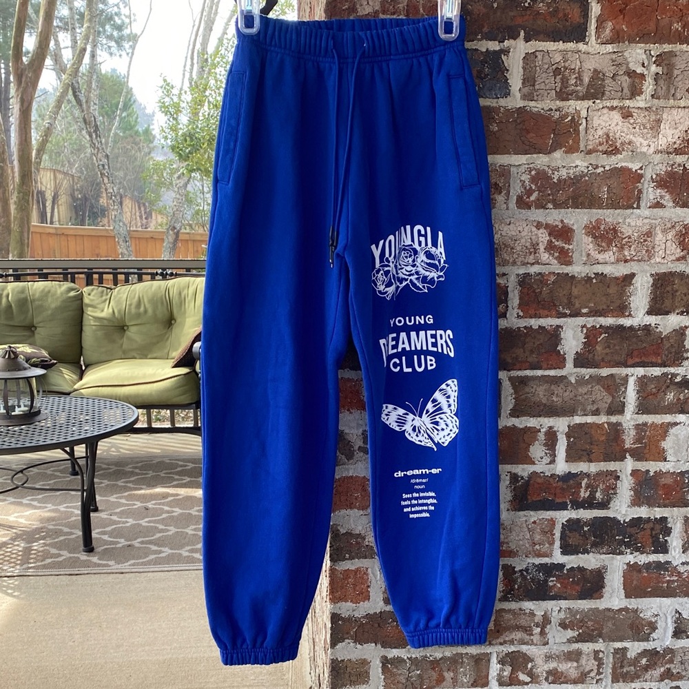 YoungLA thick sweatpants with pockets like new